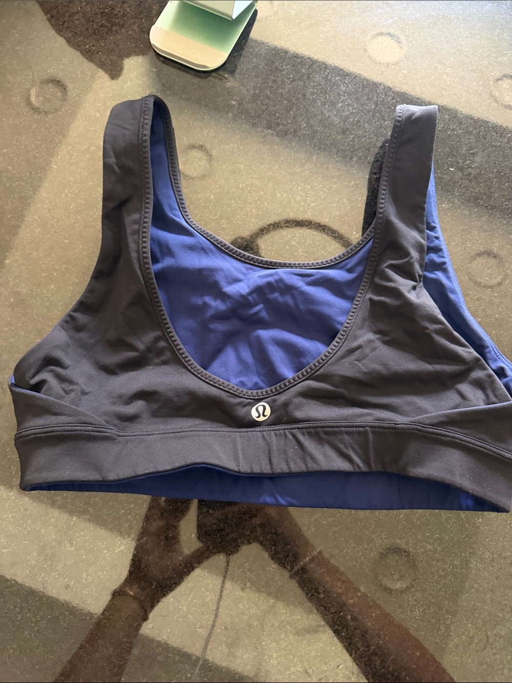 lululemon athletica Black & Navy Reversible Sports Bra